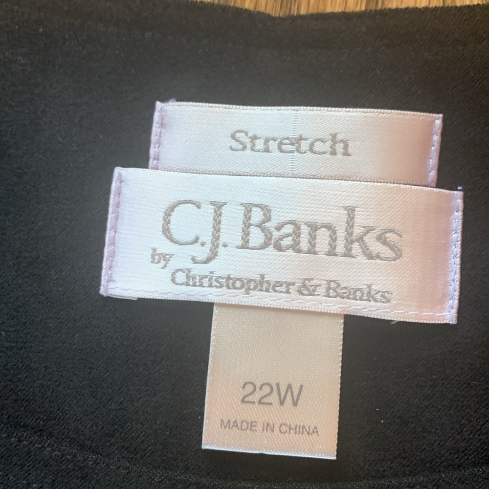 CJ Banks sz 22W black suede feel jumper with embroidered cats - Picture 4 of 6